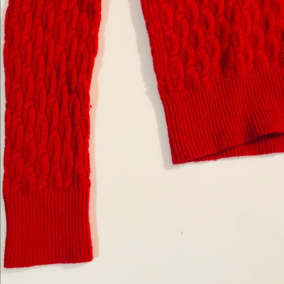 Land’s End Women Swearter Red - Picture 5 of 6